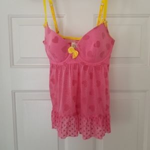 Victoria's Secret Heart Pink Lingerie